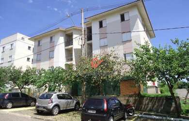 Imagem: O apartamento possui 2 Dormitórios, 1 Banheiro, 1 Vaga na garagem