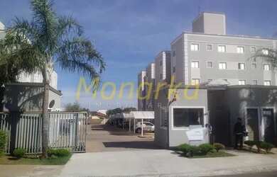 Imagem: O apartamento possui 2 Dormitórios, 1 Banheiro, 1 Vaga na garagem