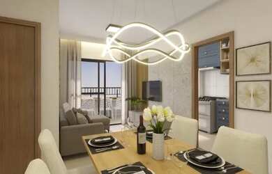 Imagem: O apartamento possui 2 Dormitórios, 1 Banheiro, 1 Vaga na garagem