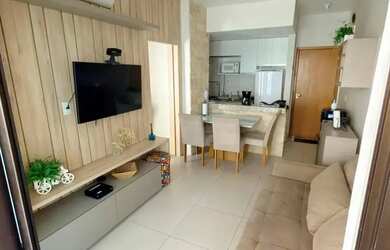 Imagem: O apartamento possui 1 Dormitório, 1 Banheiro, 1 Vaga na garagem