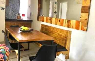 Imagem 3: APARTAMENTO PRAIA GRANDE. Piscina, Churrasqueira, VarandaeÁrea de serviço