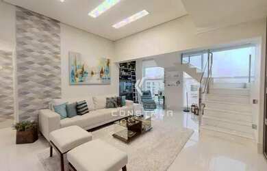 Imagem: O apartamento na cobertura possui 3 Dormitórios, 5 Banheiros