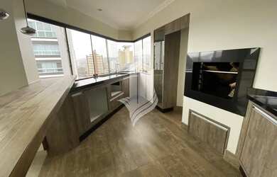 Imagem: O apartamento na cobertura possui 3 Dormitórios, 4 Banheiros