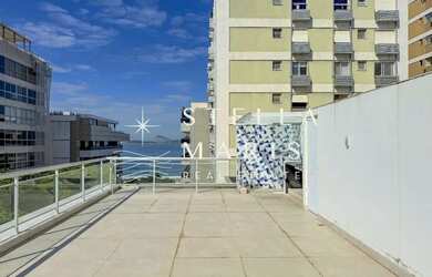 Imagem: O apartamento na cobertura possui 3 Dormitórios, 3 Banheiros