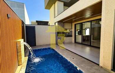 Imagem: A casa em condomínio possui 3 Dormitórios, 4 Banheiros, 4