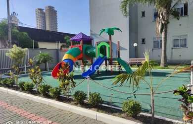 Imagem: O apartamento possui 2 Dormitórios, 1 Banheiro, 1 Vaga na garagem