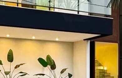 Imagem: A casa em condomínio possui 4 Dormitórios, 5 Banheiros, 4