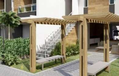 Imagem: A casa em condomínio possui 3 Dormitórios, 2 Banheiros, 1