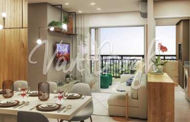 Imagem: O apartamento possui 2 Dormitórios, 2 Banheiros, 1 Vaga na