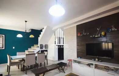 Imagem: A casa em condomínio possui 3 Dormitórios, 3 Banheiros, 2