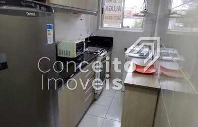 Imagem: O apartamento possui 2 Dormitórios, 1 Banheiro, 1 Vaga na garagem