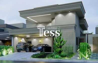 Imagem: A casa em condomínio possui 4 Dormitórios, 5 Banheiros, 4