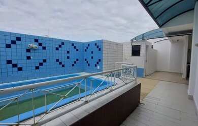 Imagem: O apartamento na cobertura possui 3 Dormitórios, 4 Banheiros