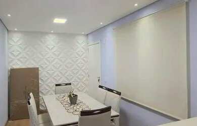 Imagem: O apartamento possui 2 Dormitórios, 1 Banheiro, 1 Vaga na garagem