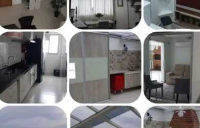 Imagem: O apartamento na cobertura possui 3 Dormitórios, 1 Banheiro