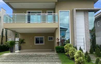 Imagem: A casa em condomínio possui 5 Dormitórios, 5 Banheiros, 4