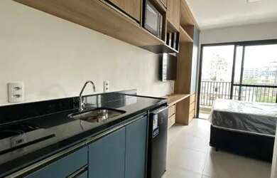 Imagem: O studio possui 1 Dormitório, 1 Banheiro, 27m² de Área, Imóvel