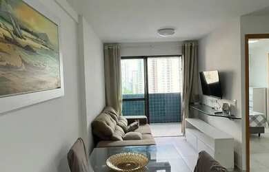 Imagem: O apartamento possui 1 Dormitório, 1 Banheiro, 1 Vaga na garagem