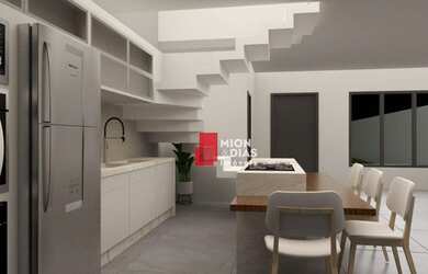 Imagem: A casa possui 3 Dormitórios, 3 Banheiros, 2 Vagas na garagem