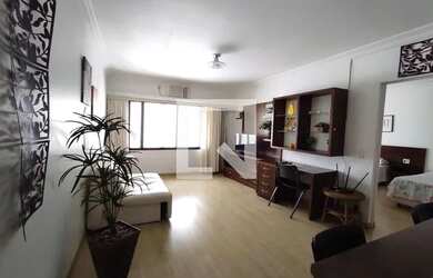 Imagem: O apartamento possui 1 Dormitório, 1 Banheiro, 1 Vaga na garagem