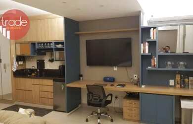 Imagem: O studio possui 1 Dormitório, 1 Banheiro, 1 Vaga na garagem