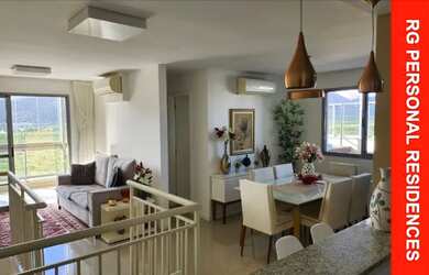 Imagem: O apartamento na cobertura possui 3 Dormitórios, 5 Banheiros