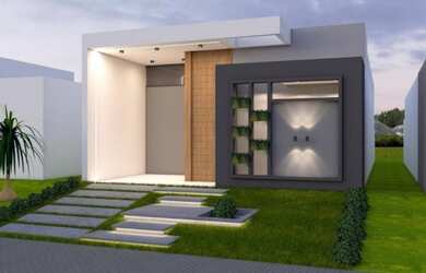 Imagem: A casa possui 3 Dormitórios, 2 Banheiros, 1 Vaga na garagem