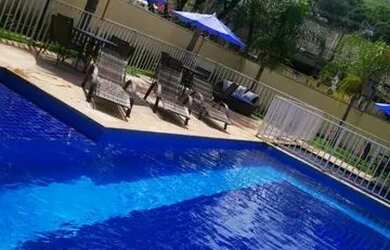 Imagem: O apartamento possui 2 Dormitórios, 1 Banheiro, 1 Vaga na garagem