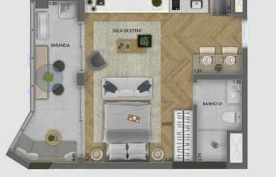 Imagem 14: Studio Osasco Centro. 40m² de Área, 1 Vaga na garageme1 Dormitório