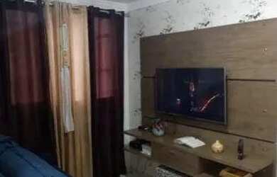 Imagem: O apartamento possui 2 Dormitórios, 1 Banheiro, 1 Vaga na garagem