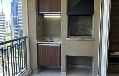 Imagem 2: Apartamento para aluguel com 107m² com 3 quartos (1 suíte com closet), 3 vagas, ar condici