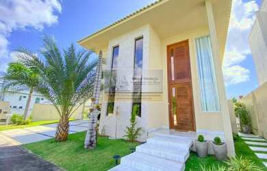 Imagem: A casa em condomínio possui 4 Dormitórios, 5 Banheiros, 4