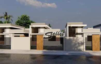 Imagem: A casa possui 2 Dormitórios, 1 Banheiro, 1 Vaga na garagem