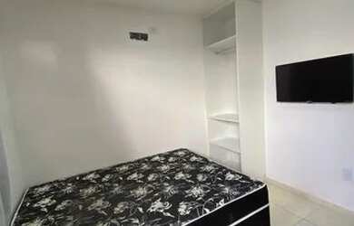 Imagem: O studio possui 1 Dormitório, 1 Banheiro e 20m² de Área e