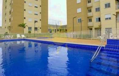 Imagem: O apartamento possui 3 Dormitórios, 1 Banheiro, 1 Vaga na garagem