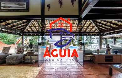 Imagem 4: Linda casa luxuosa pé na areia na Praia da Fortaleza