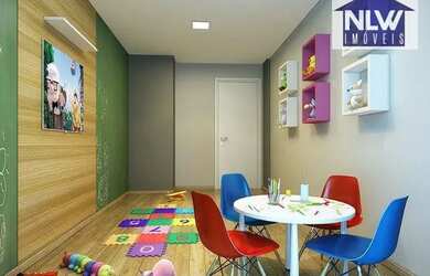 Imagem: O apartamento possui 3 Dormitórios, 1 Banheiro, 1 Vaga na garagem