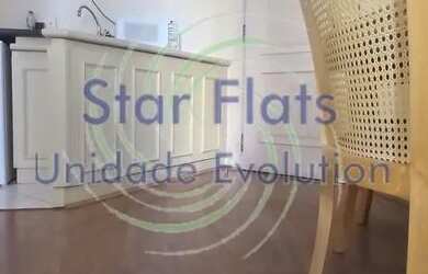 Imagem: O studio possui 1 Dormitório, 1 Banheiro, 32m² de Área e