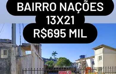 Imagem: O terreno possui 273m² de Área e está localizado em Nações