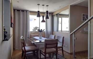 Imagem: O apartamento na cobertura possui 2 Dormitórios, 2 Banheiros