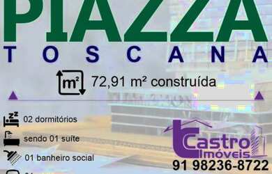 Imagem: O apartamento possui 2 Dormitórios, 2 Banheiros, 1 Vaga na