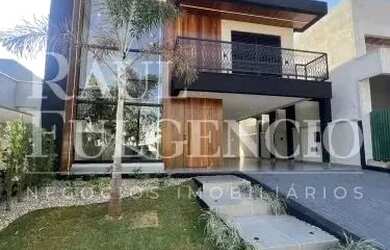 Imagem: A casa em condomínio possui 4 Dormitórios, 5 Banheiros, 4