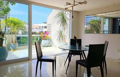 Imagem: O apartamento na cobertura possui 3 Dormitórios, 4 Banheiros