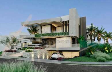 Imagem 2: Luxuosa casa com 4 suítes a venda no condomínio Quinta do Golfe Residencial