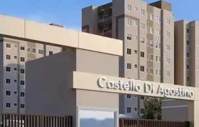 Imagem: O apartamento possui 2 Dormitórios, 1 Banheiro, 1 Vaga na garagem