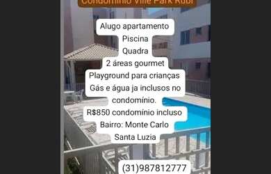 Imagem: O apartamento possui 2 Dormitórios, 1 Banheiro, 1 Vaga na garagem