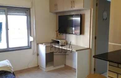 Imagem: A kitnet possui 1 Dormitório, 1 Banheiro, 28m² de Área e