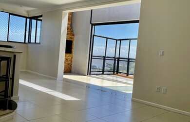 Imagem: O apartamento na cobertura possui 3 Dormitórios, 5 Banheiros