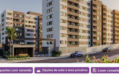 Imagem: O apartamento possui 2 Dormitórios, 1 Banheiro, 1 Vaga na garagem