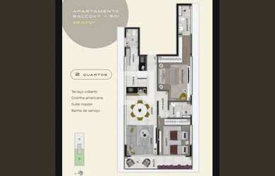 Imagem 9: Apartamento à Venda - Lourdes, 2 Quartos, 92 m2